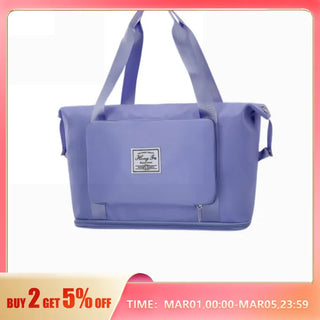 Medium Size Luggage Foldable Female Short Distance Portable Large Capacity Maternity Storage Travel Duffel Fitness Bag