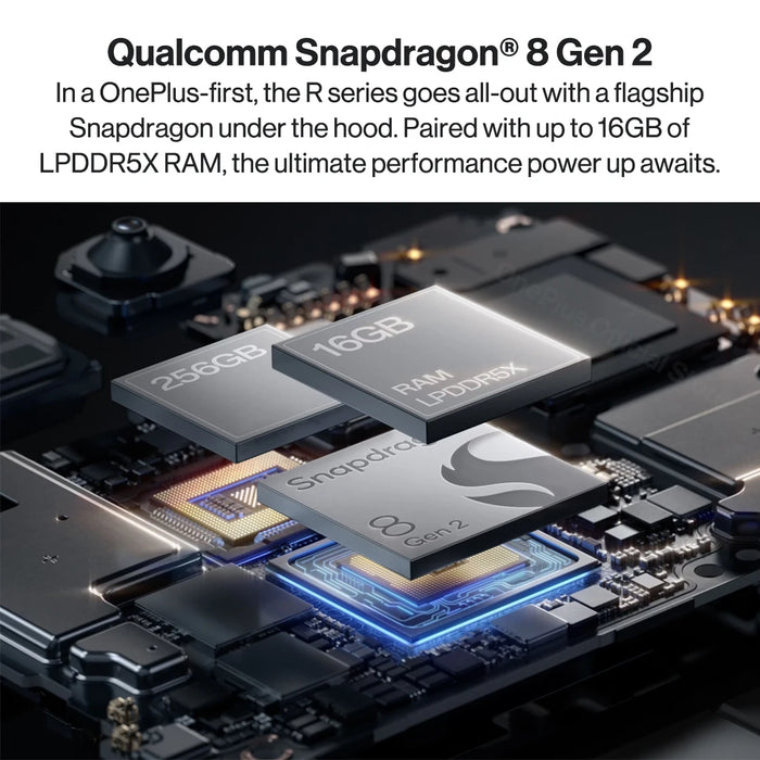 New OnePlus 12R Global Version 16GB 256GB Snapdragon 8 Gen 2 120Hz ProXDR Display 100W SUPERVOOC Charge 5500mAh battery