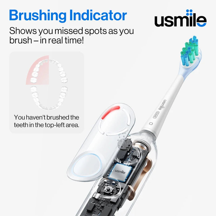 usmile P10 Pro P10 Sonic Electric Toothbrush 180 Days Long Battery Life IPX8 Waterproof Automatic Smart Timer