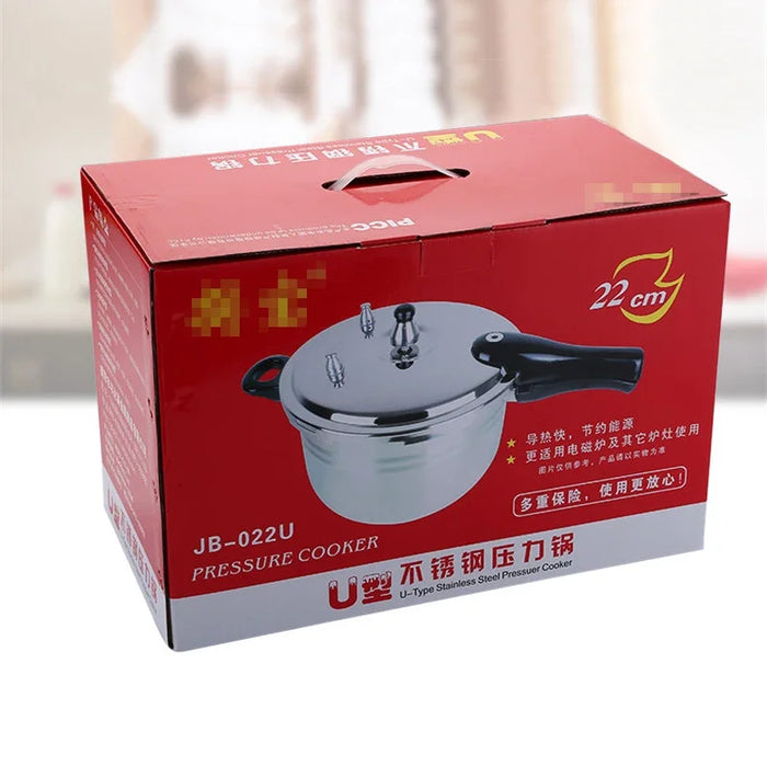 304 Stainless Steel Thickening Pressure Cooker Household Gas Induction Cooker Universal Explosion-proof Pressure Cooker