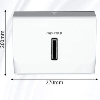 Kitchen Tissue Dispenser Luxury Paper Towel Dispenser High Quality ABS Tissue Box Wall Mounted Punch Free for Toilet