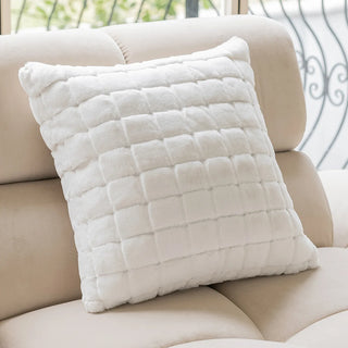 Italian Light Luxury Cushion Cover 45*45 Black White Geometric Jacquard Pillowcase Modern Design Sense Pillow Covers Decorative