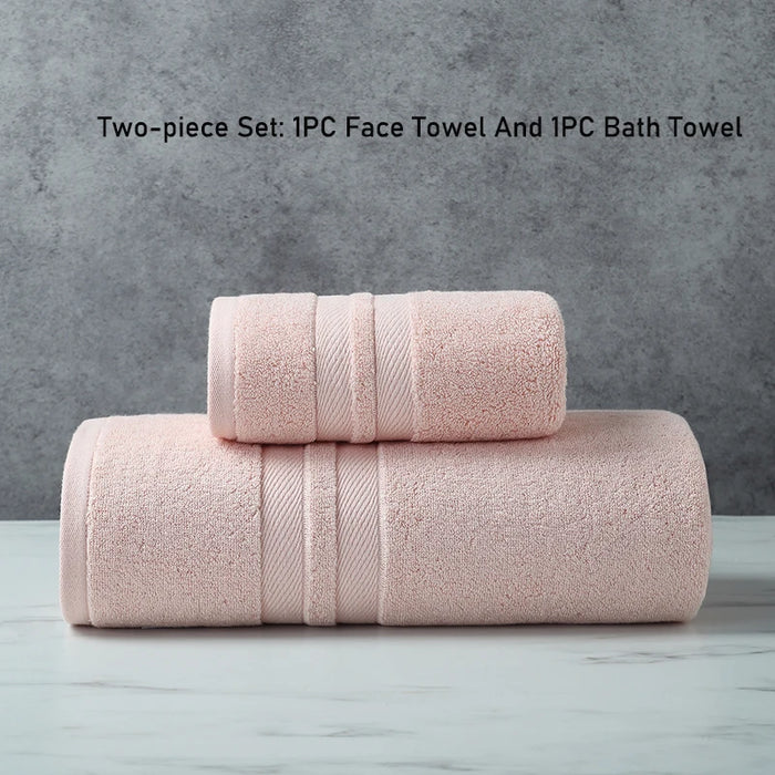 2/4/6PCS Bathroom Face Towel Set Men Grey 100% Cotton Premium White Bath Towel Set Women Suitable For Family Hotel Spa & Beauty