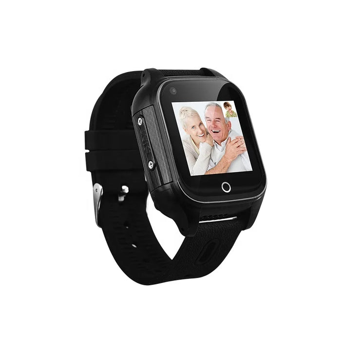 New 4G WiFi GPS LBS position SOS elderly smart watch with fall detection and medicine reminder