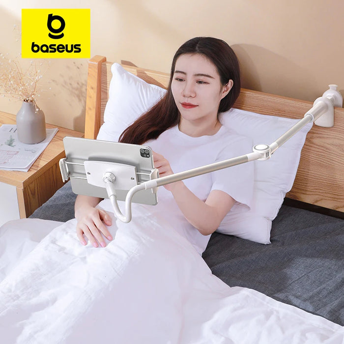 Baseus Flexible Mobile Phone Stand Lazy Phone Holder for Bed Desktop Clip Holder Long Arm  Holder Table Clamp Bracket for Phone