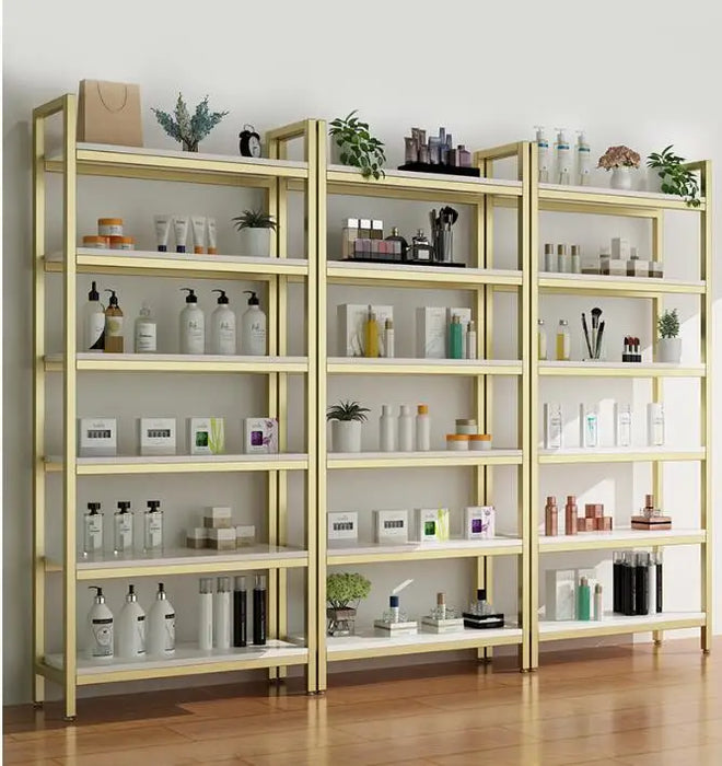 Skin care and cosmetics display cabinet product sample display shelf