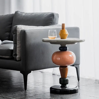 IHOME Nordic Creative Side Table Modern Minimalist Sofa Movable Corner Designer Net Red Sugar Gourd Small Coffee Furniture New