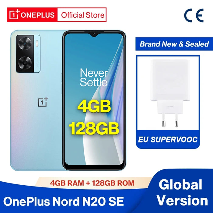 OnePlus Nord N20 SE N 20 Global Version 4GB 64GB 33W SUPERVOOC Charge 5000mAh 50MP Dual Camera Mobile Phone Cellphone