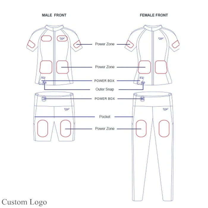 2023 New Wireless ems power suit machine  training  electro stimulation weight loss body sculpting