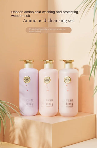 No Loose Shampoo Women's Anti-itch Plump Fluffy Long-lasting Fragrance Amino Acid Shampoo Genuine Shampoo Set