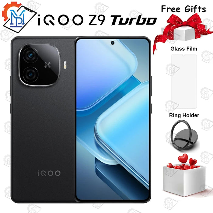 2024 Original Vivo IQOO Z9 Turbo 5G Mobile Phone 6.78" 144Hz Screen Snapdragon 8s Gen 3 Camera 50MP Battery 6000mAh Smartphone