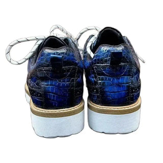 BATMO 2023 new arrival Fashion Crocodile Belly Skin causal shoes men,male Genuine leather sneakers PDD298
