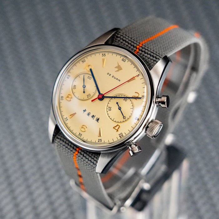 Proxima PX1716 39MM Men Chronograph Mechanical Wristwatches Sapphire Glass Modify ST1902 Movement Military Pilot Clock