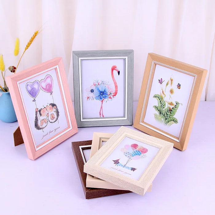 Modern Simple Picture Frame Table 6 "8" 10 "A4 Decorative Picture Frame Wedding Studio Photo Hanging Wall Picture Frame