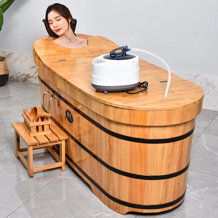 Simple Bathtub Dog Spa Professional Pedicure Tub Bath Elderly Sauna Wood Adult Portable Adults Shampoo Badewanne Sink Shower