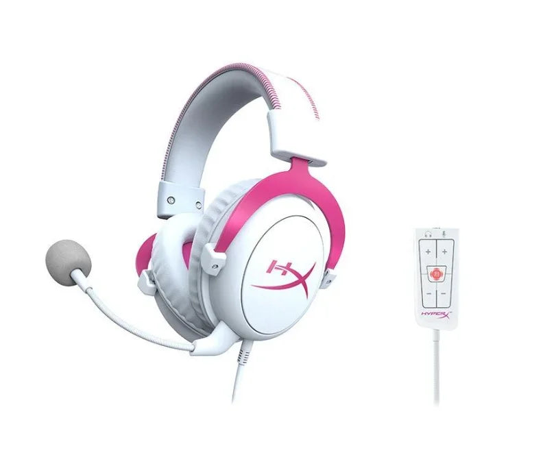 New Cloud II RED PINK GM  Professional esports headphones for gaming PC headsets