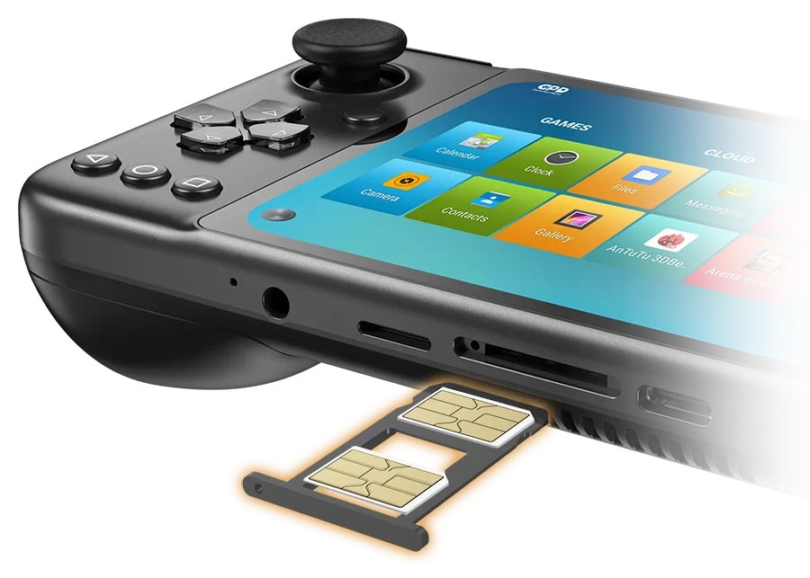 In Stock 6.81 inch GPD XP Android 11 Handheld Game Console for video games player Touch Screen 8 Core 6GB 256GB Game Console