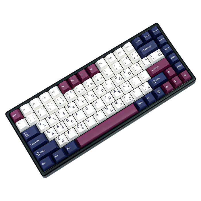 GJ Mobius Keycap Set PBT Doubleshot Cherry Profile for Gaming Mechanical Keyboard Laser Thai Hebrew Irish Ireland Alice