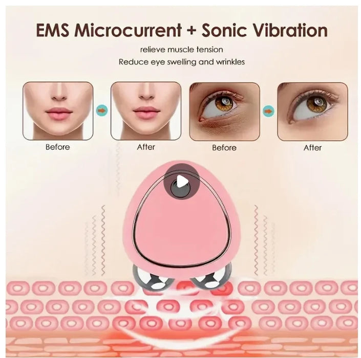 Ems Home Use Beauty Equipment Anti-aging Face Lifting Beauty Device Microcurrent Facial Toning Device Micro Current Face Lifting