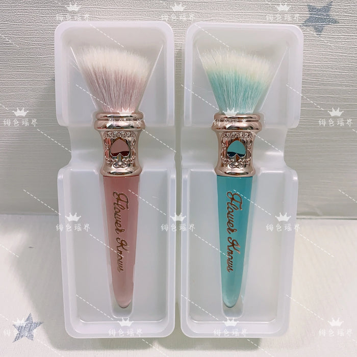 Flower Knows Swan Ballet Dotting Brush Moonlight Mermaid Powder Blusher Brush Chocolate Strawberry Rococo Unicorn Brush