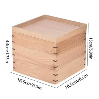 Japanese Style Wooden Bento Box Multi-grid Meal Lunch Box Gift Sushi Box Food Container Picnic Barbecue Lunch Container 도시락