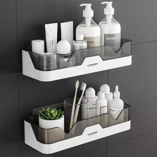 Bathroom Shelf Wall Mount Shower Organizer Shelves Toilet Shampoo Storage Rack Cosmetic Organizer Basket Bathroom Accessories