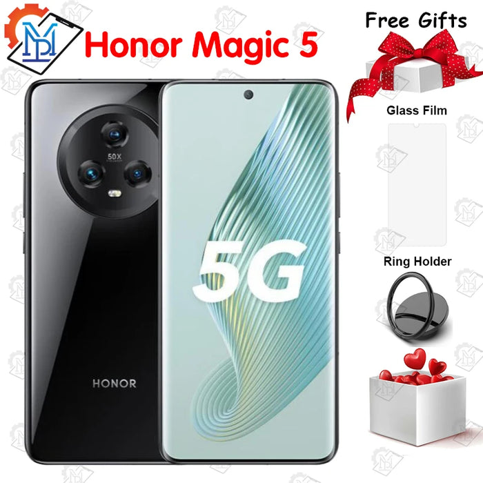 Original Honor Magic 5  6.73 Inches 120Hz OLED Screen Snapdragon 8 Gen 2 MagicOS 7.1 Battery 5100mAh NFC Smartphone