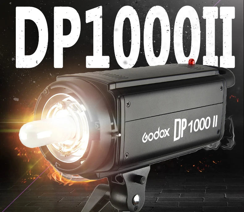 professional DP1000II 2X 1000Ws Photo Flash Lighting kit Light Stand studio photography equipment