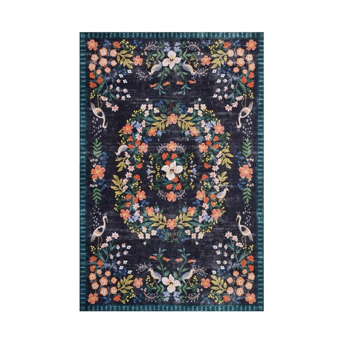 Retro Bohemian Carpet Living Room Sofa Large Home Decor Soft Rug Bedroom Study Luxury Classical Garden Polyester Home Floor Mats