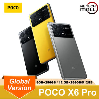 Global Version POCO X6 Pro 5G Smartphone 6.67" CrystalRes 1.5K Flow AMOLED DotDisplay MTK 8300-Ultra Mali-G615 GPU 5000mAh