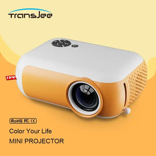 Transjee A10 LED Projector Home Cinema Portable Theater 3D MINI Videoprojector Game Beamer 4K 1080P Via HDMI Port Smart TV