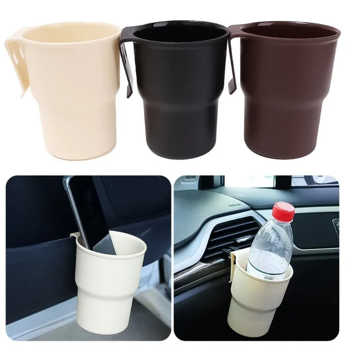 Multifunctional Car Water Cup Holder Mini Trash Bin Cup Holders Air Vent Mount Seat Back Stand  Car Cup Holder Trash Can Holders