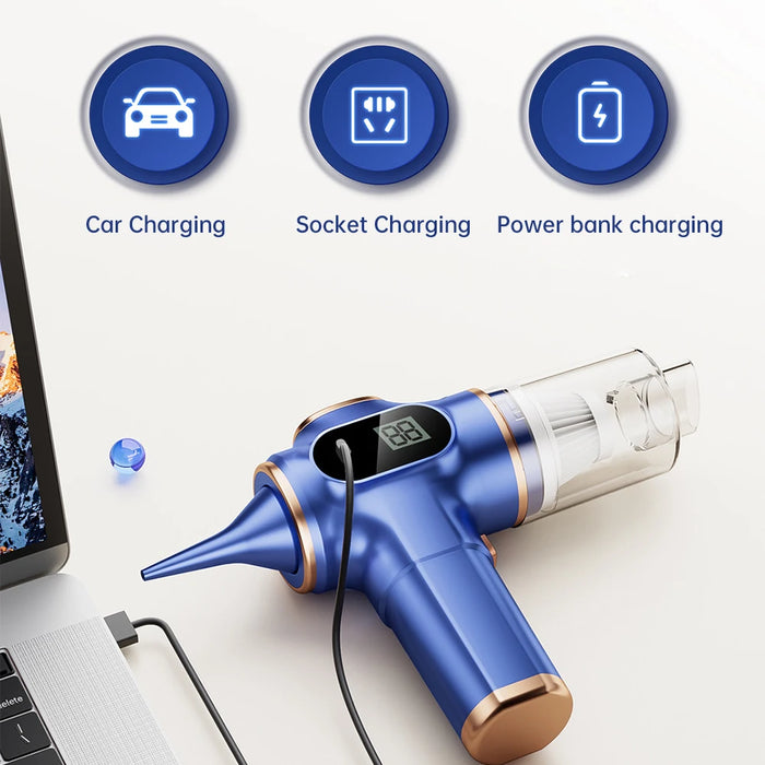 5 in1 Handheld Vacuum Cleaner for Car Wireless Portable Strong Suction Cleanning Robot Tool For Car Office Home Appliances