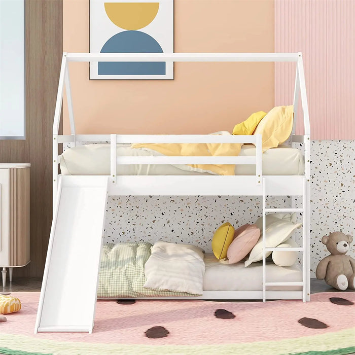 Kids Bunk Bed with Drawers and Storage kids beds wood bunk toddler bed with ladder