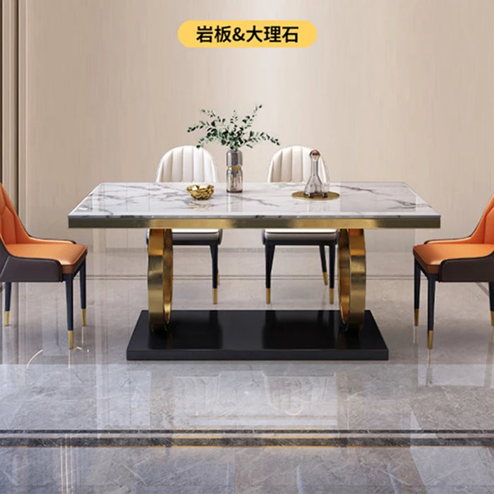 Reception Tables Restaurant Dining Table Service Designer Marble Modern Rooms Slate Extendable Room Bwrdd Kitchen Rectangular