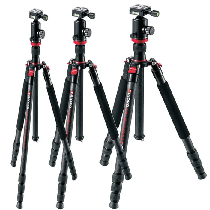 Triopo photography handheld foldable carbon camera tripod monopod for phone iphone sumsung mobile tripod stand professional