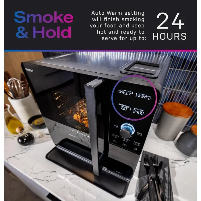 Smart Indoor Smoker with Active Smoke Filtration, Precision Smoke Control, 5 Smoke Settings, WiFi Connected, Electric