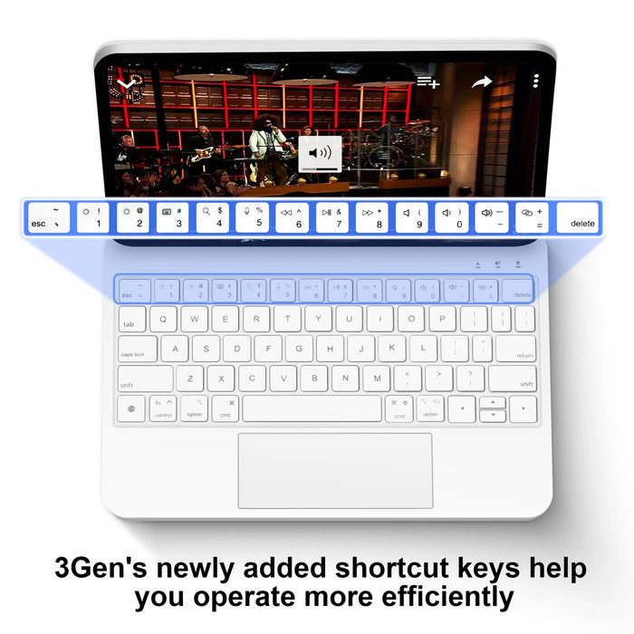 English Magic Keyboard for iPad Pro 11 12 9 12.9 for iPad Air 4 Air 5 10.9 for iPad Pro 12 9 6th 5th 4th 3rd Gen Cover Case