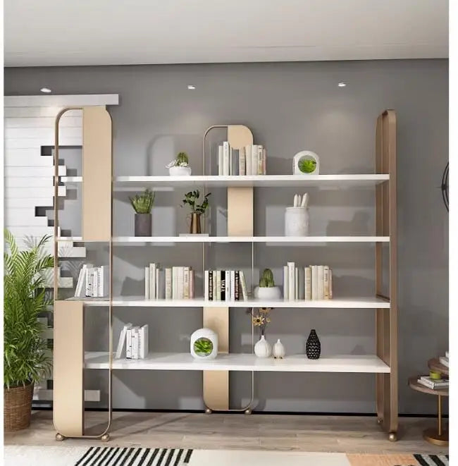 Partition shelf Exhibition shelf Office multi-storey bookshelf floor decoration shelf