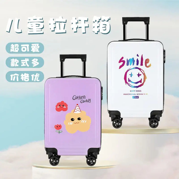 Children's suitcase check-in free boarding box Fashion 18 "small pull rod box 2023 new ins wind travel box