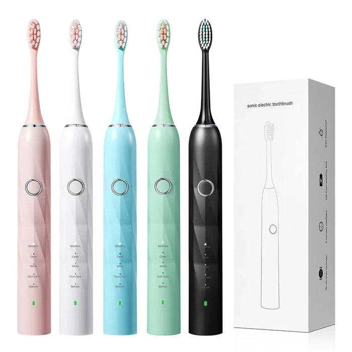 2023 Best Factory Wireless Rechargeable Electric Toothbrush Rechargeable Ultrasonic Vibrating Automatic Toothbrush