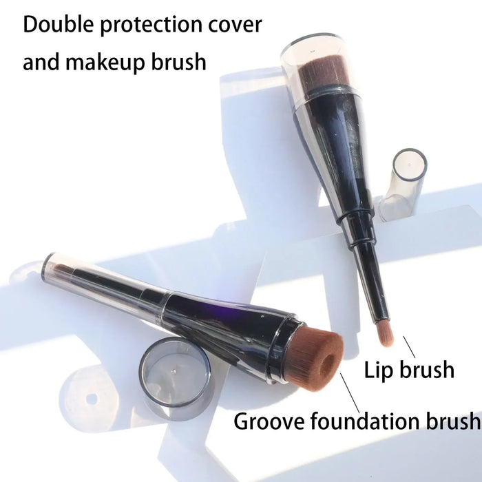 Multifunctional Double-ended Makeup Brush Eyebrow Brush ConcealerBrush Beauty Makeup Tool Foundation Brush