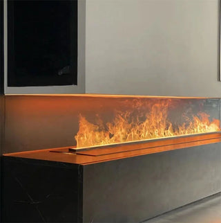 3D Water Vapor Fireplace Electric Insert 7 LED Flame Colors Vapor Steam Water Fireplace 2000 Mm
