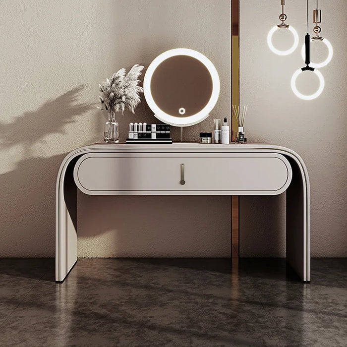 2022 New Online Red Light Luxury Modern Dressing Table Bedroom Dressing Table Premium Dressing Table