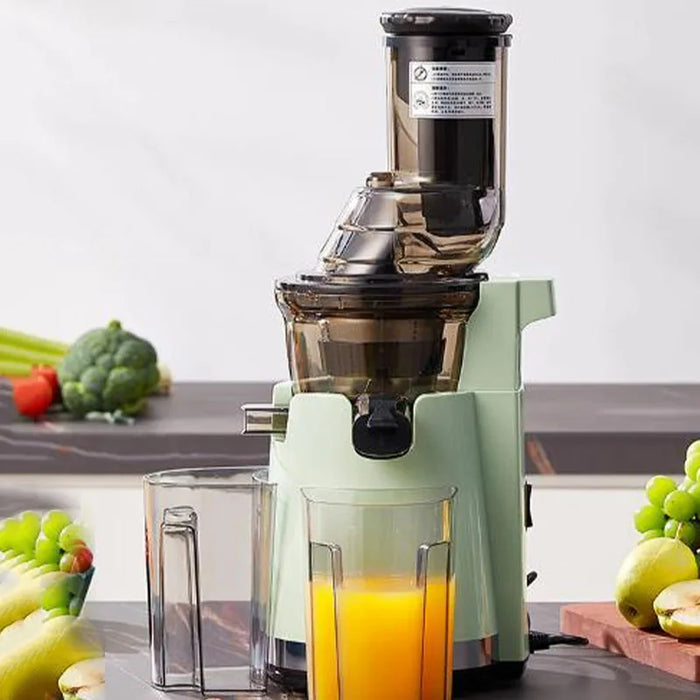 Commercial Large Caliber Juicer Low-speed Juicer Multifunctional Fruit Vegetable Screw Slow    Household Electric Juicer