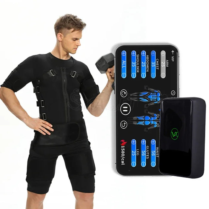 Wireless EMS Suit Fitness Electro Muscle Stimulation Whole Body Muscle Training Body Sculpting Machine