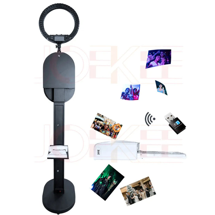 iPad Photo Booth Shell Camera New Wedding Photo Booth Selfie Machine DSLR Photo Booth For Partys Events Weddings With Ring Light