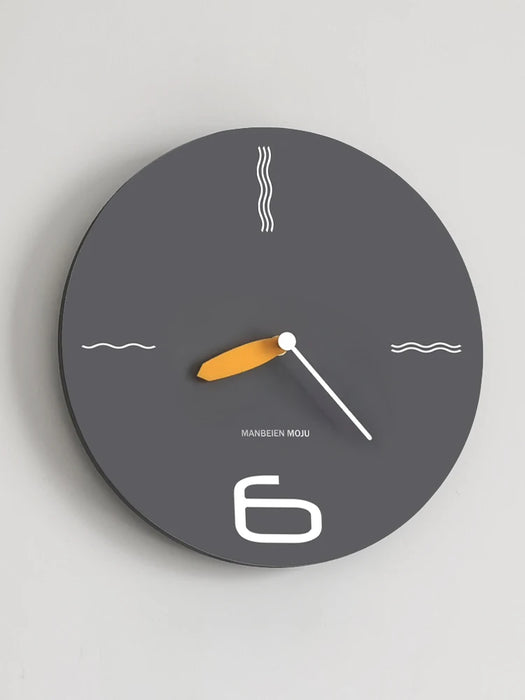 Punch-free Wall Clocks Living Room Modern Simplicity Personality Creative Wall Watch Household Decoration Mute Quartz Art Clock