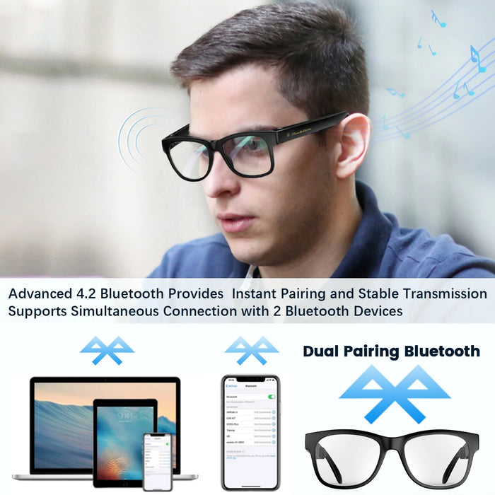 Hot Sale Bone Conduction Earphone Glasses With Speaker Wireless Bluetooth Smart Audio Headphone Sunglasses