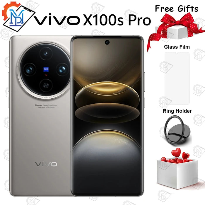 Original Vivo X100s Pro 5G Mobile Phone 6.78 Inches AMOLED 120Hz Dimensity 9300+ Camera 50MP Battery 5400mAh NFC Smarphone